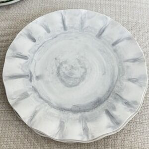 Pier 1 Melamine 11" Dinner Plates Set Of 5 Entertaining Guests Picnic Collectors